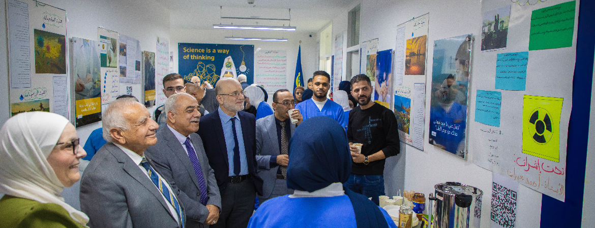 اليوم الأول من فعالية "التمريض في عوالم متعددة" من الرعاية الى الريادة في الكلية الدولية الجامعية للعلوم والصحة وجامعة واشنطن للصحة والعلوم