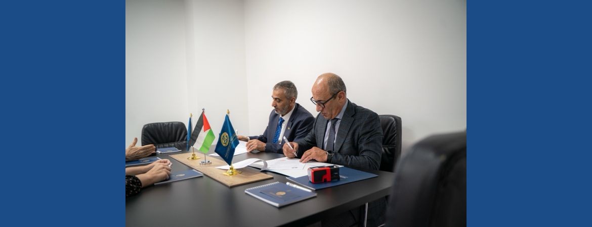 الكلية الدولية الجامعية للعلوم والصحة توقع اتفاقية تعاون مع نقابة التمريض والقبالة الفلسطينية