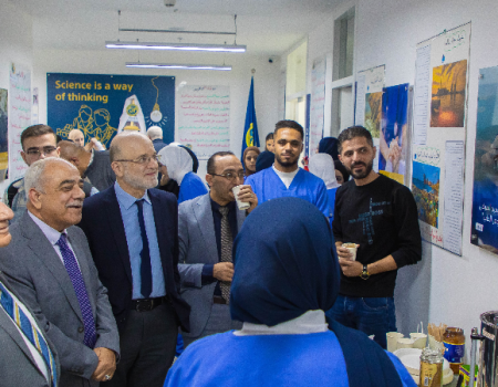 اليوم الأول من فعالية "التمريض في عوالم متعددة" من الرعاية الى الريادة في الكلية الدولية الجامعية للعلوم والصحة وجامعة واشنطن للصحة والعلوم